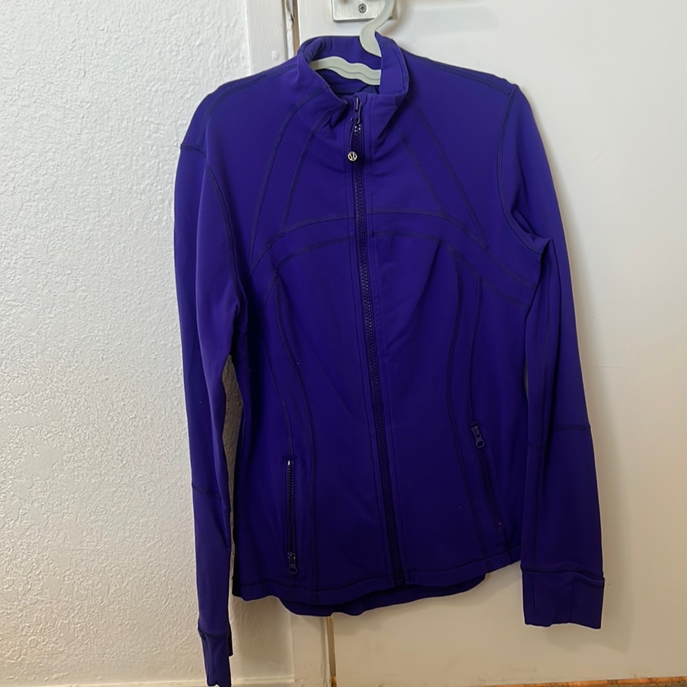Dark purple Lululemon define zip up jacket